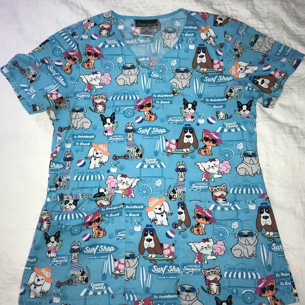 Animal lover Scrub Top